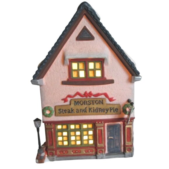 Dept. 56 Dickens Village Morston Steak & Kidney Pie Light-Up Building - Picture 6 of 9